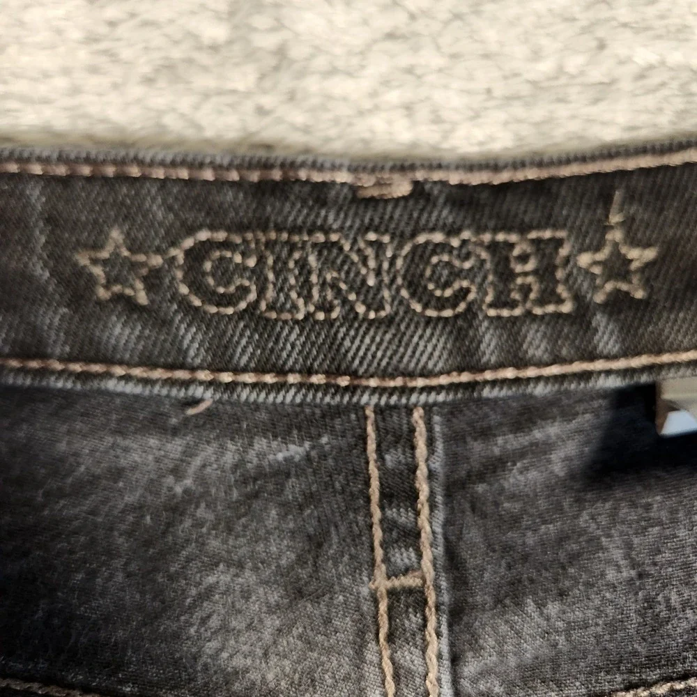 Cinch Jeans Men 34x30 Black Excellent Straight Leg Western Denim MB98034012